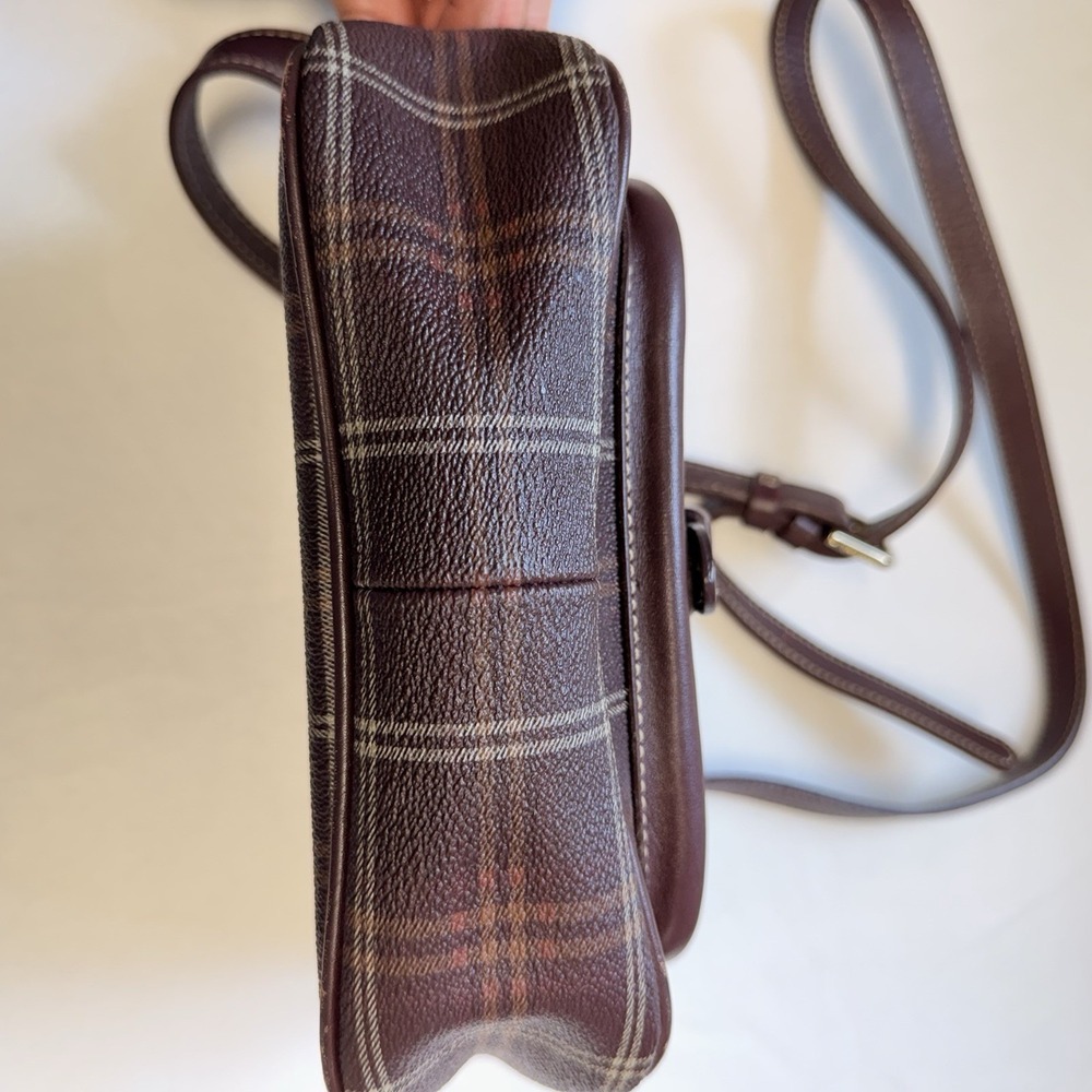 Bean Pole Vintage Y2K Preppy Plaid Saddle Bag Crossbody Purse Korean - Picture 16 of 16